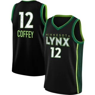 Men's Minnesota Lynx Nia Coffey Rebel Edition Victory Black 2023 Jersey