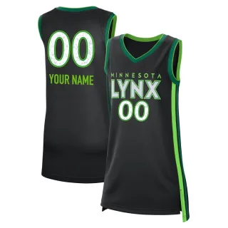 Women's Minnesota Lynx Custom Rebel Edition Victory Black 2023 Jersey