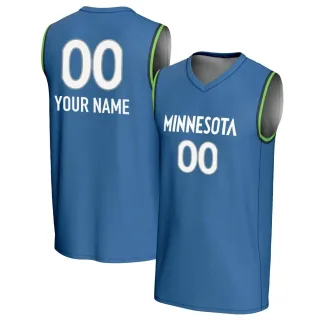 Youth Minnesota Lynx Custom Replica Blue Lightweight Jersey